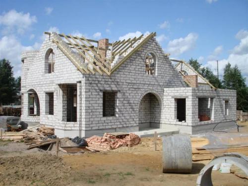 Строительство дома из газобетона своими руками