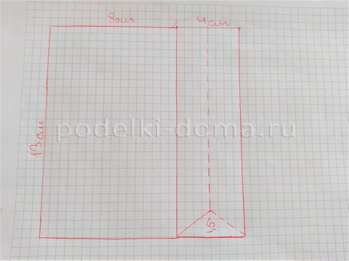 Пасхальный пакетик из картона