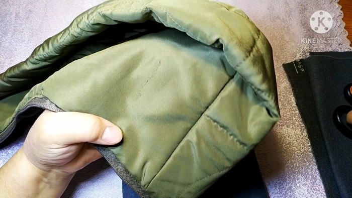 Как починить разрыв на куртке за пару минуты без иголки и ниток